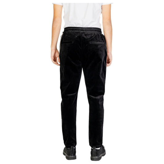Gianni Lupo Black Cotton Jeans & Pant Gianni Lupo Black