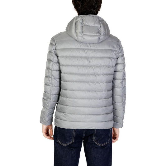 Gianni Lupo Gray Polyamide Jacket Gianni Lupo Dark Gray