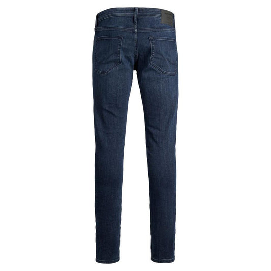 Jack Jones Blue Cotton Jeans & Pant Jack Jones Dark Slate Gray