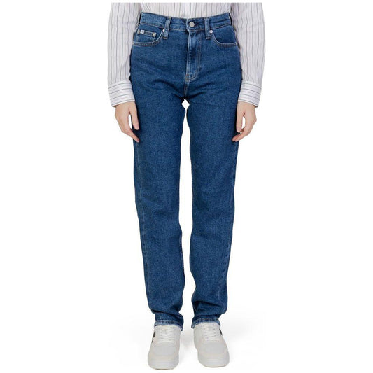 Calvin Klein Jeans Blue Cotton Jeans & Pant Calvin Klein Jeans Light Gray