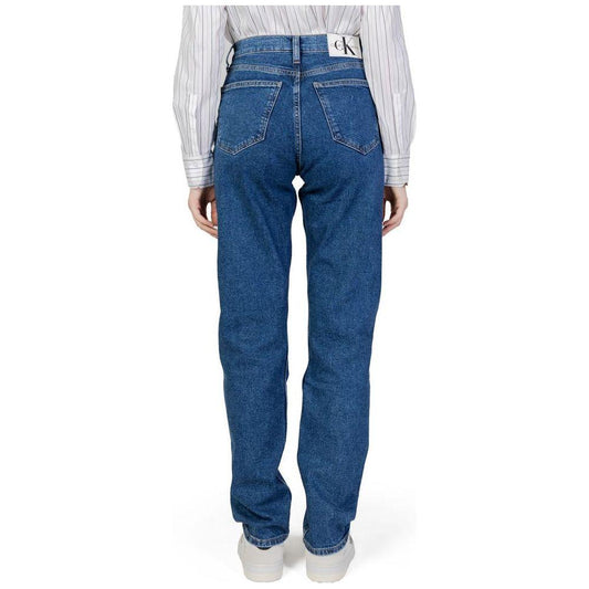 Calvin Klein Jeans Blue Cotton Jeans & Pant Calvin Klein Jeans Dark Slate Gray