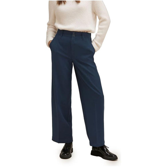 Street One Blue Polyester Jeans & Pant Street One Dark Slate Gray