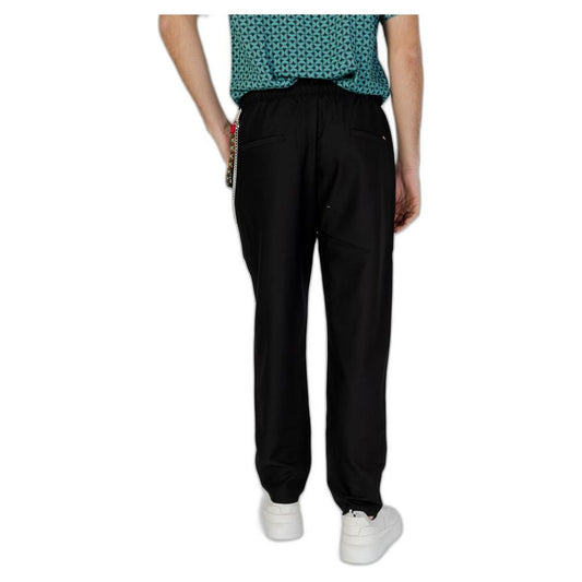 Gianni Lupo Black Polyester Jeans & Pant Gianni Lupo Gray