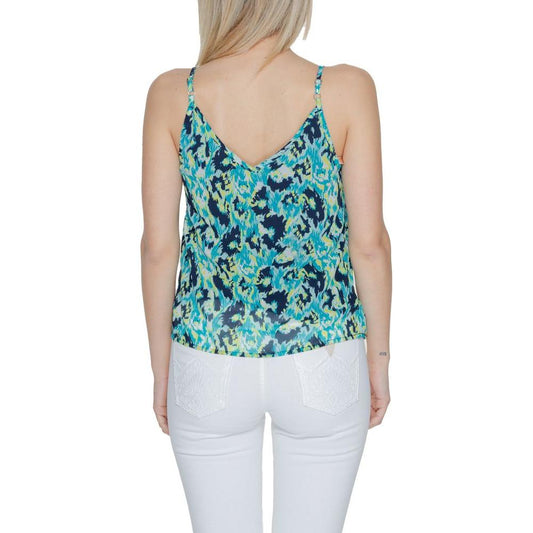 Morgan De Toi Turquoise Polyester Tops & T-Shirt Morgan De Toi Gray