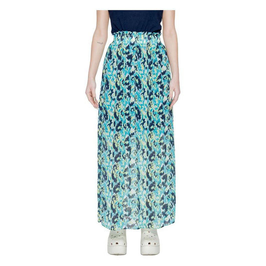 Morgan De Toi Turquoise Polyester Skirt Morgan De Toi Gray