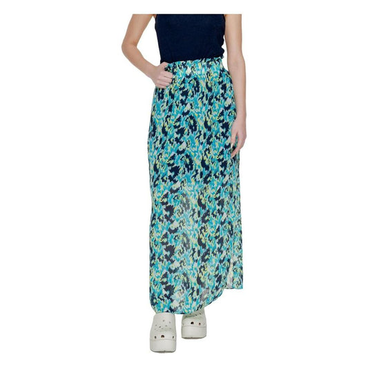 Morgan De Toi Turquoise Polyester Skirt Morgan De Toi Dark Sea Green