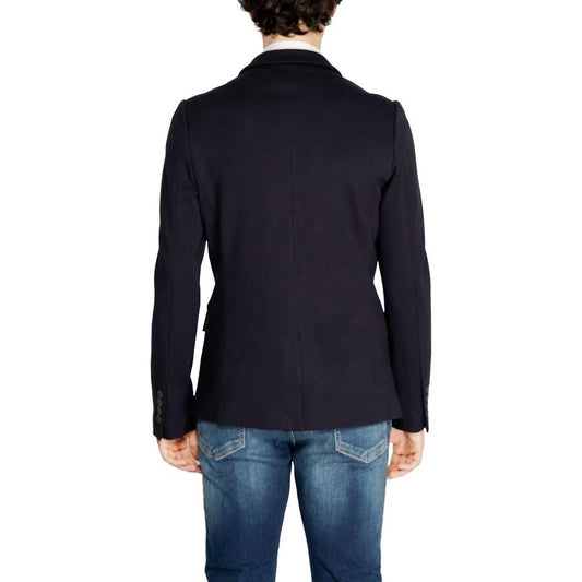 Antony Morato Blue Viscose Suit Antony Morato Black