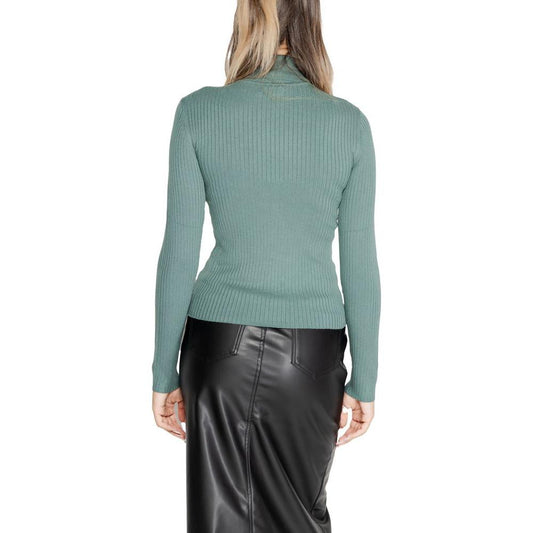Jacqueline De Yong Turquoise Viscose Tops & T-Shirt Jacqueline De Yong Light Slate Gray