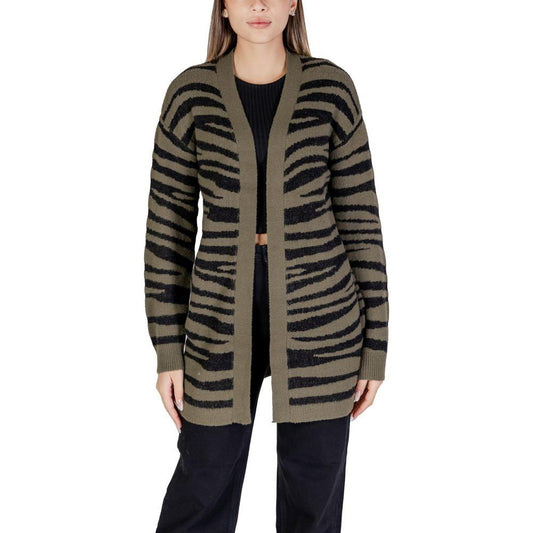 Jacqueline De Yong Green Nylon Cardigan Jacqueline De Yong Dark Slate Gray