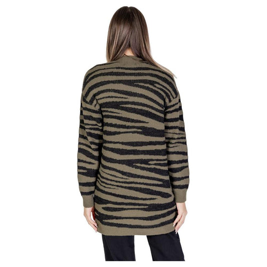 Jacqueline De Yong Green Nylon Cardigan Jacqueline De Yong Dark Slate Gray
