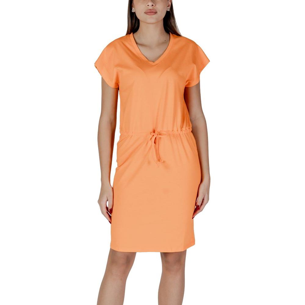 B.Young B.Young Orange Cotton Dress BY-14886000125-IT38|XS 1728,71956299936,B.Young,Clothing,Dresses - Women - Clothing,IT38|XS,IT40|S,IT42|M,IT44|L,New with tags,Orange,Women,Women - Clothing