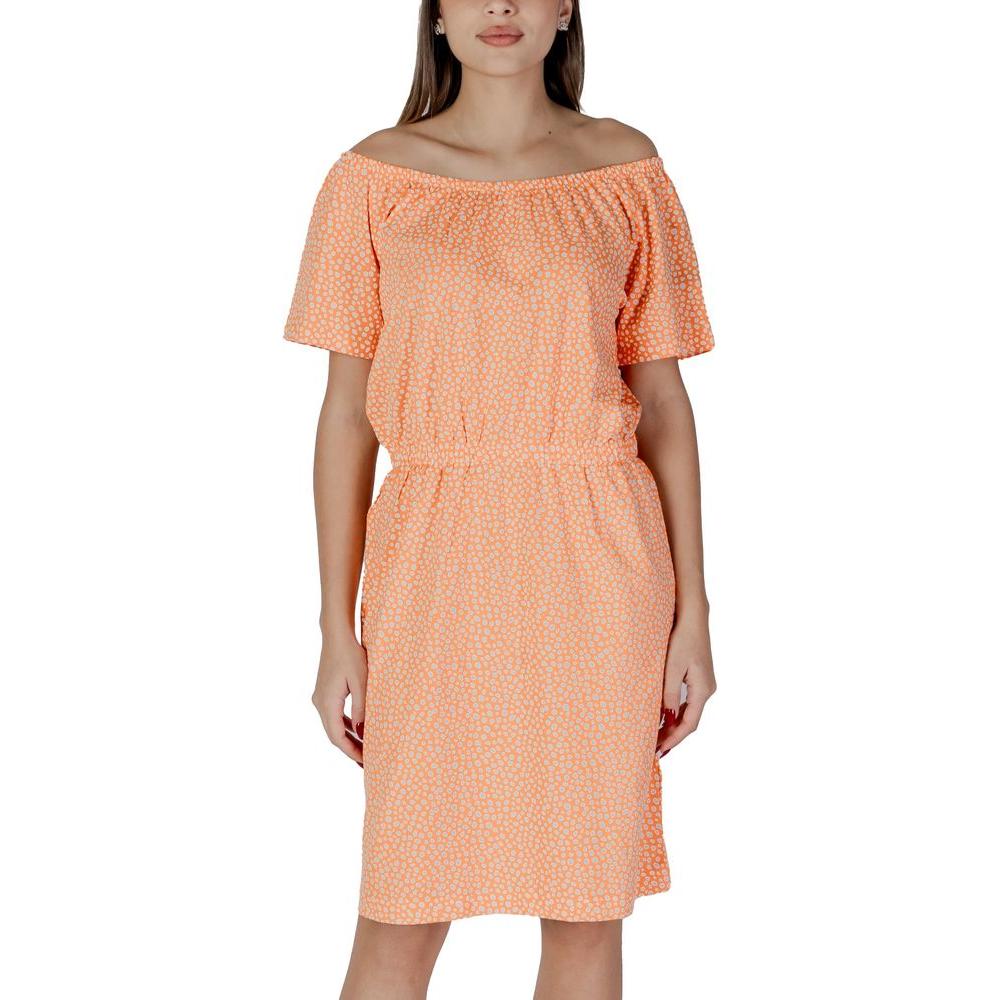 B.Young B.Young Orange Cotton Dress BY-14886100125-IT38|XS 1728,71956299936,B.Young,Clothing,Dresses - Women - Clothing,IT38|XS,IT40|S,IT42|M,IT44|L,New with tags,Orange,Women,Women - Clothing