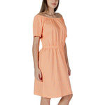 B.Young B.Young Orange Cotton Dress BY-14886100125-IT38|XS 1728,71956299936,B.Young,Clothing,Dresses - Women - Clothing,IT38|XS,IT40|S,IT42|M,IT44|L,New with tags,Orange,Women,Women - Clothing