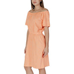 B.Young B.Young Orange Cotton Dress BY-14886100125-IT38|XS 1728,71956299936,B.Young,Clothing,Dresses - Women - Clothing,IT38|XS,IT40|S,IT42|M,IT44|L,New with tags,Orange,Women,Women - Clothing