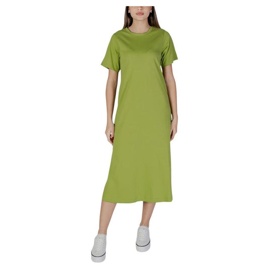 B.Young Green Cotton Dress B.Young Dark Khaki