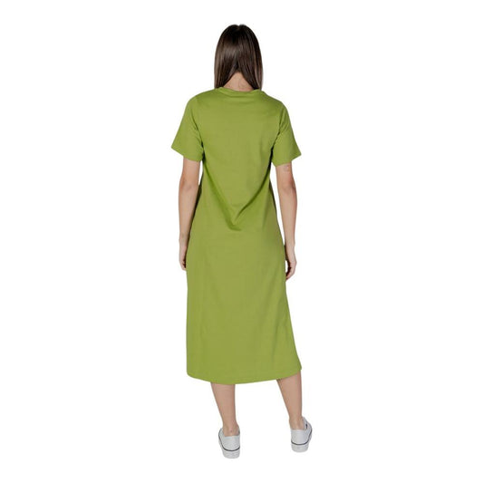 B.Young Green Cotton Dress B.Young Dark Khaki