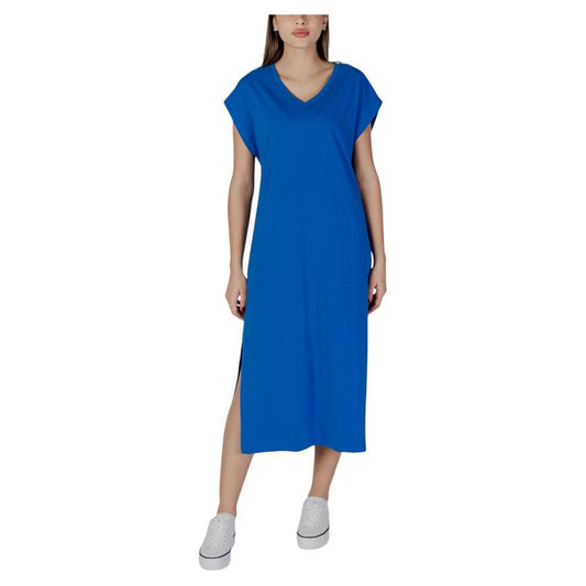 B.Young Blue Cotton Dress B.Young Tan