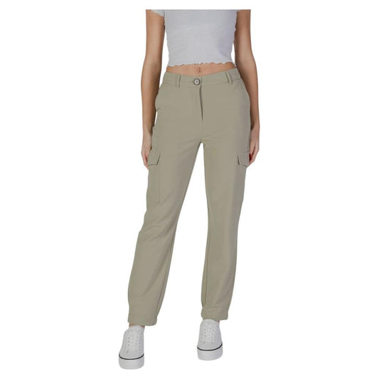B.Young Green Polyester Jeans & Pant B.Young Rosy Brown