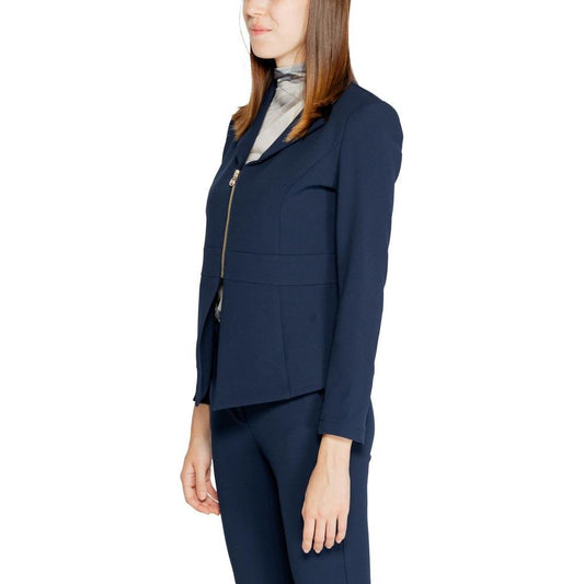 Rinascimento Blue Polyester Suits & Blazer Rinascimento Dark Slate Gray