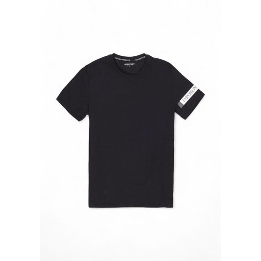 Emporio Armani Underwear Black Cotton T-Shirt Emporio Armani Underwear White Smoke