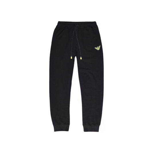 Emporio Armani Underwear Black Cotton Jeans & Pant Emporio Armani Underwear Black