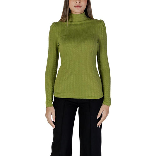 B.Young Green Polyester Tops & T-Shirt B.Young Olive Drab