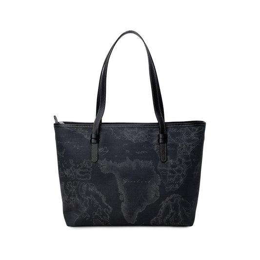 Alviero Martini Prima Classe Black Leather Handbag Alviero Martini Prima Classe Dark Slate Gray