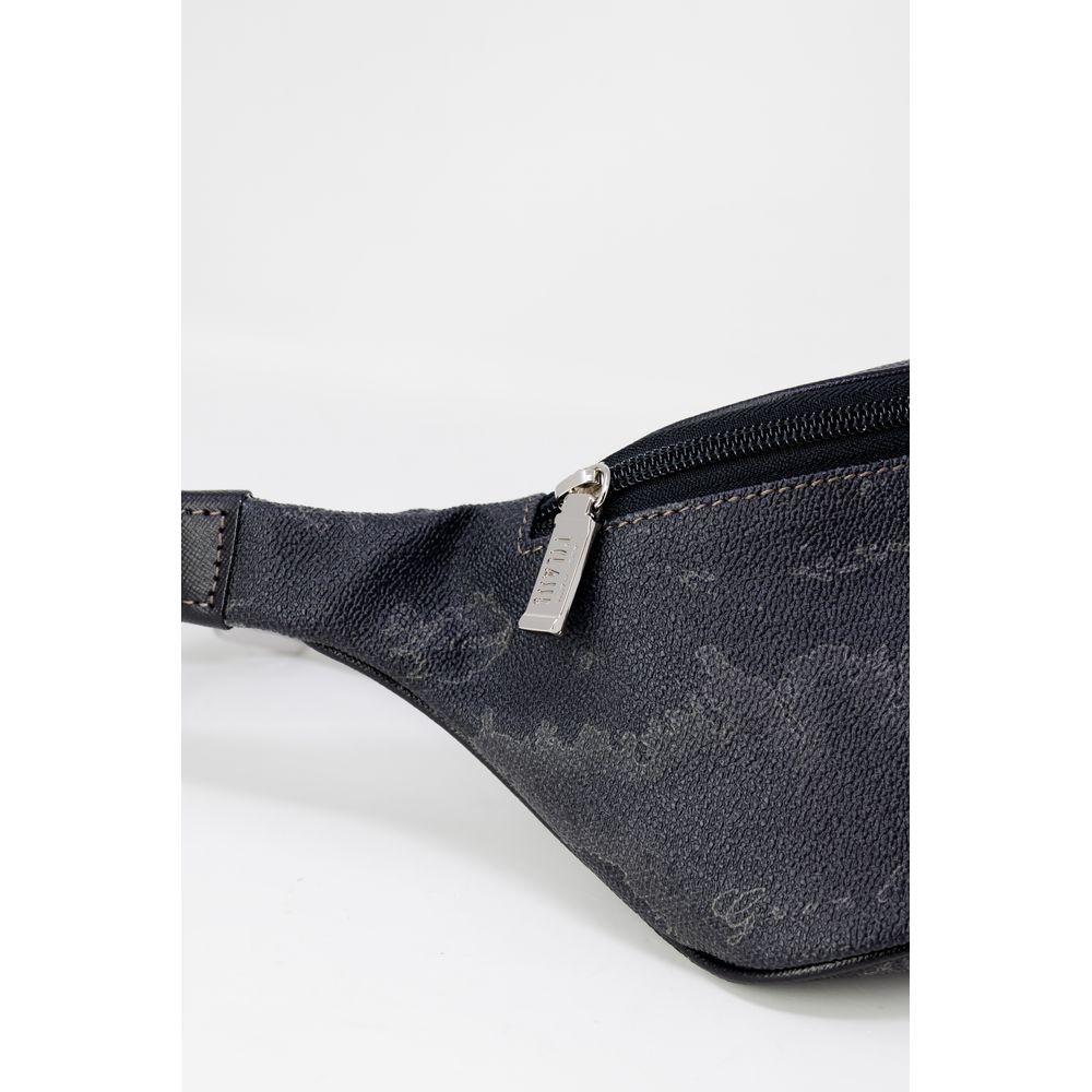 Front view with bag zipped and handles upright.