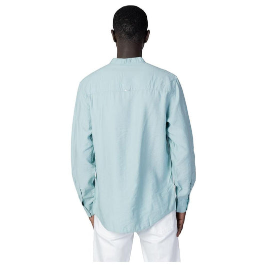 Antony Morato Green Viscose Shirt Antony Morato Light Gray