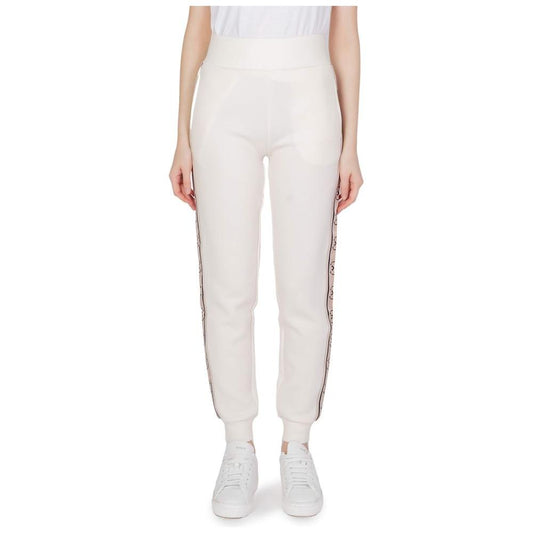 Guess Active Cream Cotton Jeans & Pant Guess Active Light Gray