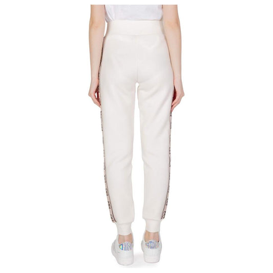 Guess Active Cream Cotton Jeans & Pant Guess Active Light Gray
