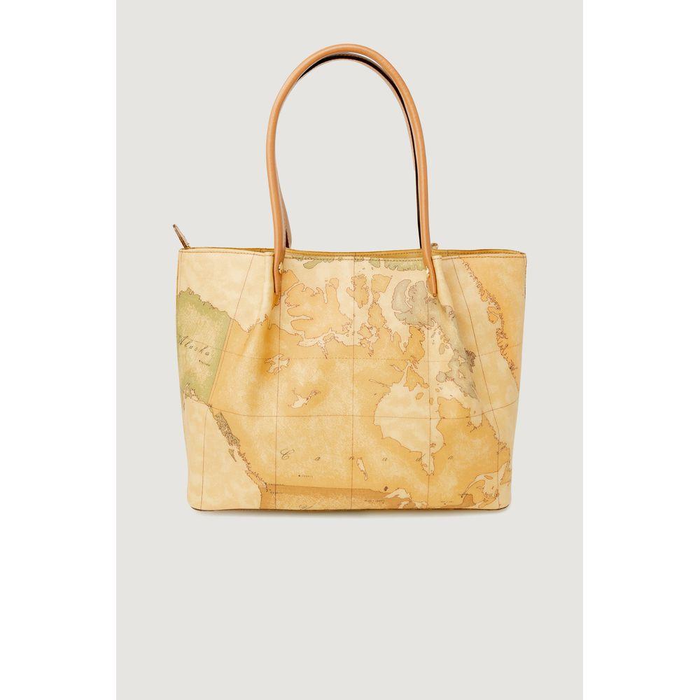 Front view with bag zipped and handles upright.