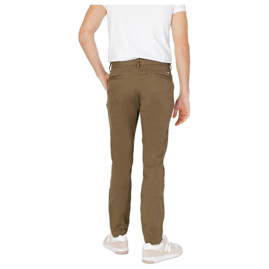 Tommy Hilfiger Jeans Green Organic Cotton Jeans & Pant Tommy Hilfiger Jeans Dim Gray