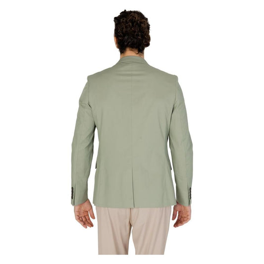 Antony Morato Green Cotton Suit Antony Morato Dark Gray