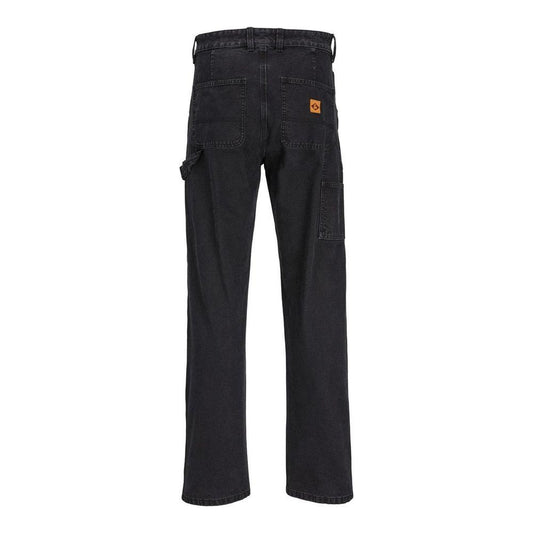 Jack Jones Black Cotton Jeans & Pant Jack Jones Dark Slate Gray