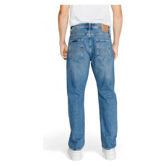 Jack Jones Blue Cotton Jeans & Pant Jack Jones Steel Blue