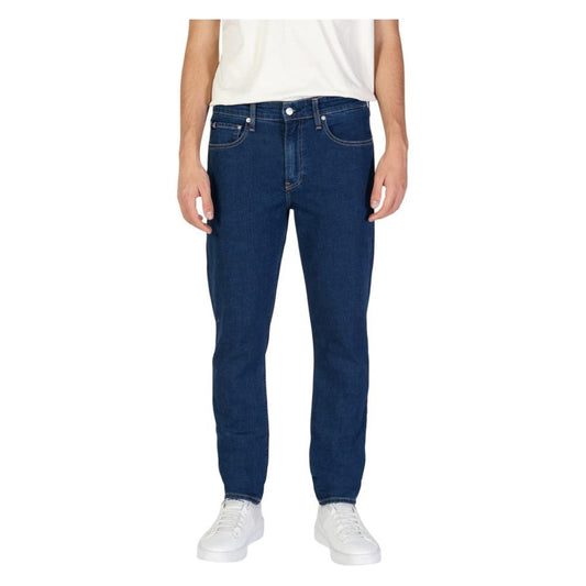 Calvin Klein Jeans Blue Cotton Jeans & Pant Calvin Klein Jeans Dark Slate Gray