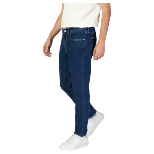 Calvin Klein Jeans Blue Cotton Jeans & Pant Calvin Klein Jeans Dark Slate Gray