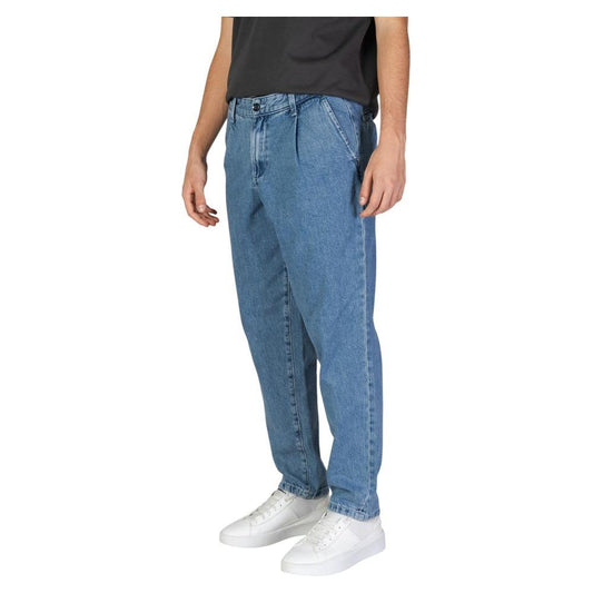 Jack Jones Blue Cotton Jeans & Pant Jack Jones Slate Gray