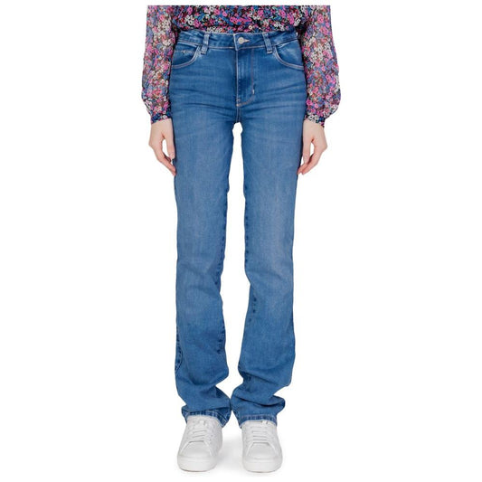 Guess Light Blue Organic Cotton Jeans & Pant Guess Dark Slate Blue