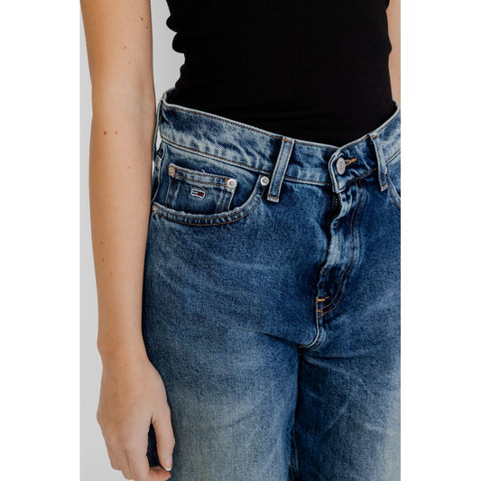 Tommy Hilfiger Jeans Blue Recycled Cotton Jeans & Pant Tommy Hilfiger Jeans Rosy Brown