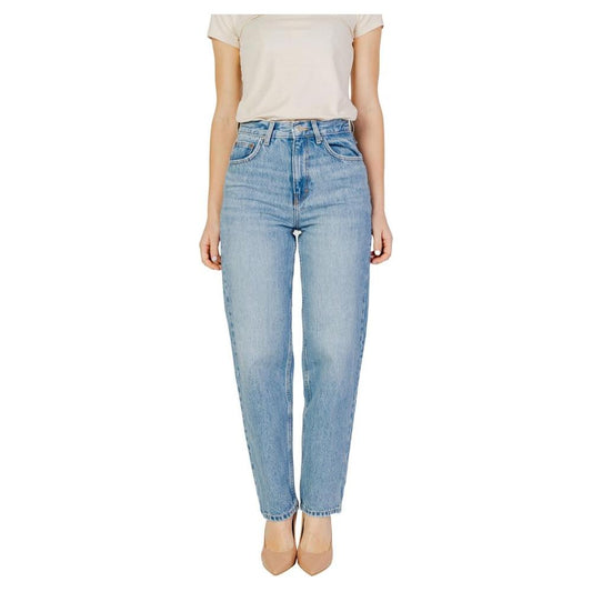 Only Light Blue Cotton Jeans & Pant Only Dark Gray