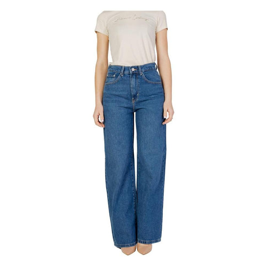 Only Blue Cotton Jeans & Pant Only Light Gray