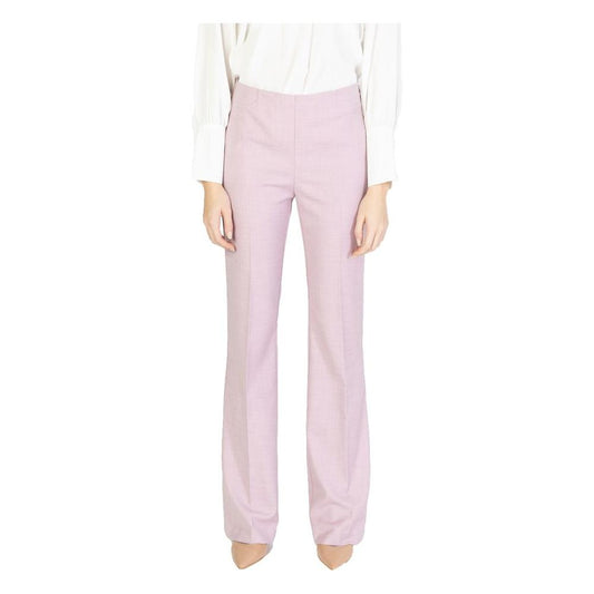 Sandro Ferrone Multicolor Viscose Jeans & Pant Sandro Ferrone Misty Rose