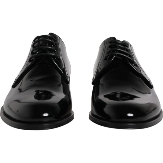 Dolce & Gabbana Dolce & Gabbana Black Patent Leather Derby Formal Dress Shoes MV6379-40 1728,67345645728,Black,Dolce & Gabbana,EU40/US7,Formal - Men - Shoes,Material: 100% Lamb Leather,Men,Men - Shoes,New with tags,Shoes