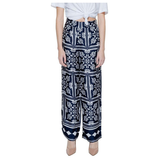Street One Blue Viscose Jeans & Pant Street One Gray