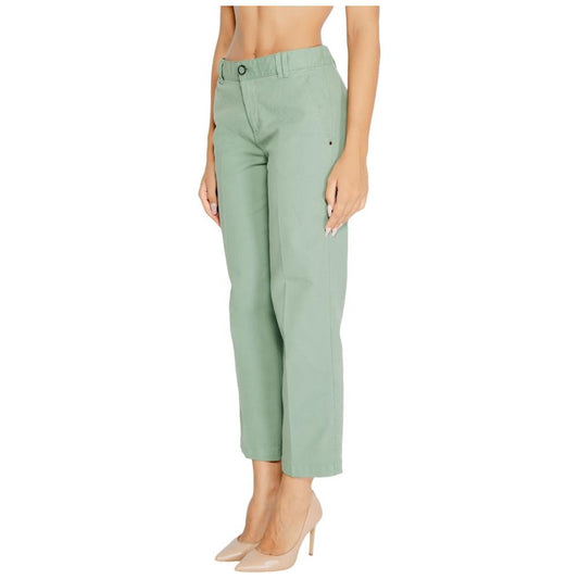 Street One Turquoise Cotton Jeans & Pant Street One Dark Gray