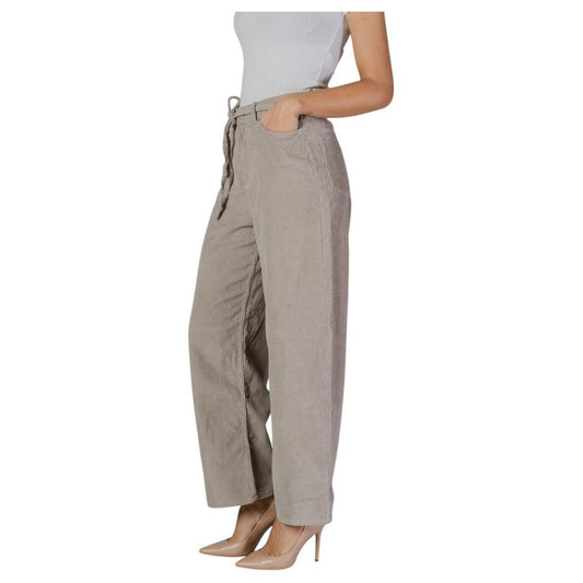Only Beige Cotton Jeans & Pant Only Rosy Brown