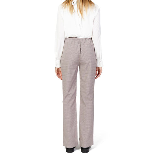 Only Beige Polyester Jeans & Pant Only Gray