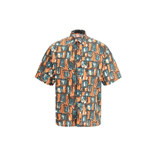 Prada Batista Squared Shirt Prada Dim Gray